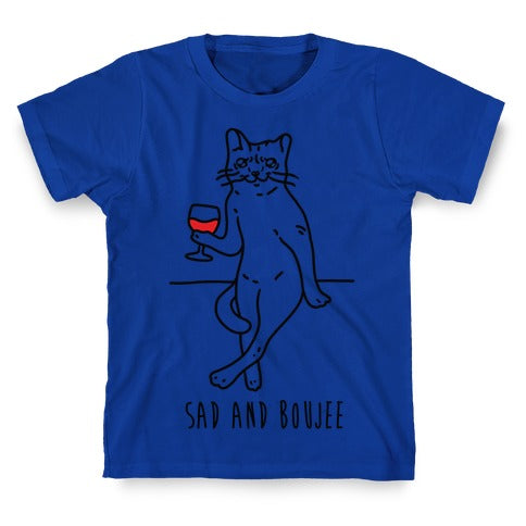 Sad and Boujee Crying Cat T-Shirt